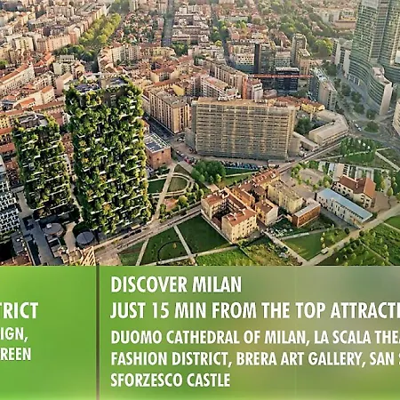 Apartament La Milanese, Moderno Con Balcone - Metro Isola A 2 Min *
